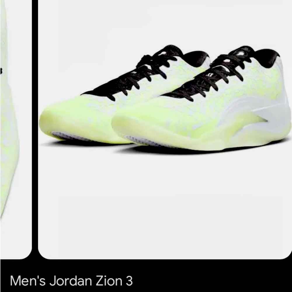 Men’s Jordann Zion 3 Size 10.5